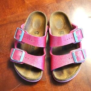 Pink glitter Birkenstock